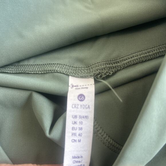 CRZ Yoga Butterluxe Biker Shorts 4'' - High Waisted Booty Workout Volleyball S - Picture 7 of 12